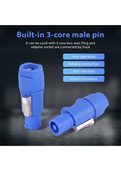 Pın Ac Powercon Konnektör Erkek Fiş Mavi (Yurt Dışından) indirimleri