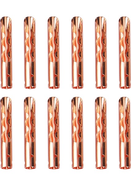 12 Adet VB432G Bakır Ses Bfa Z Tipi 4mm Muz Fiş Kablo Konnektörü (Yurt Dışından)