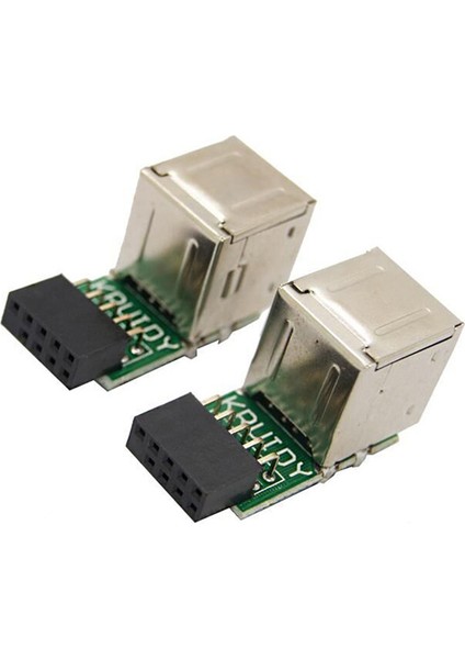 Adet Dahili Anakart 9pin 2 Port USB 2.0 Dişi Adaptör (Yurt Dışından) fırsatları