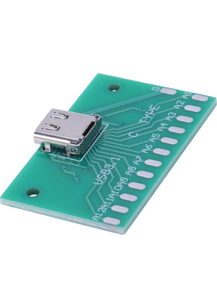 Diy USB 3.1 Tip C Dişi Soket Konnektörü Smt Tipi Pc Kartı ile (Yurt Dışından)