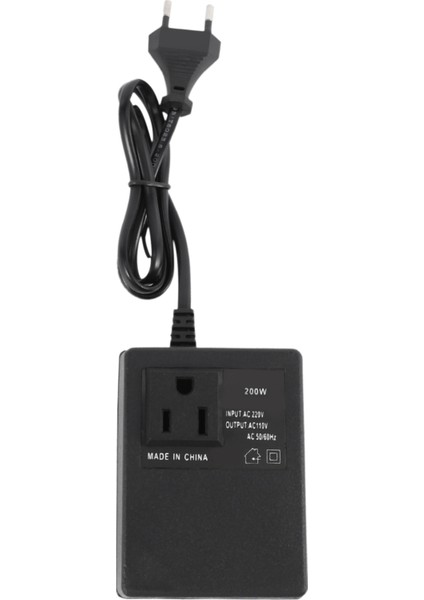 200W Voltaj Dönüştürücü Trafo 220V Ila 110V Ab Fiş Adaptörü (Yurt Dışından)