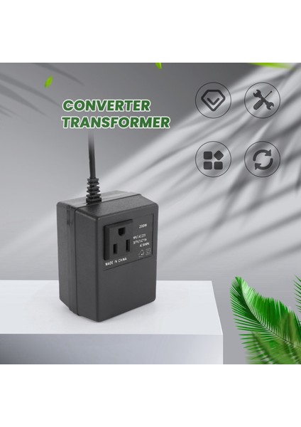 200W Voltaj Dönüştürücü Trafo 220V Ila 110V Ab Fiş Adaptörü (Yurt Dışından) indirimleri