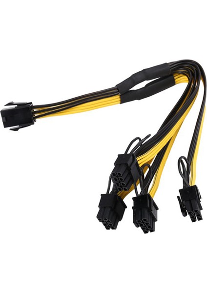 Adet Pcıe Gpu 6pin 1 Ila 4 Yollu 6+2pin Dişi - Erkek Uzatma Kablosu (Yurt Dışından) fiyatları
