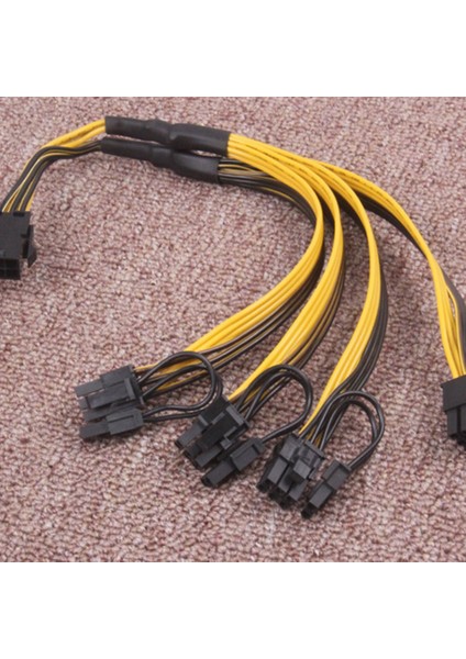 Adet Pcıe Gpu 6pin 1 Ila 4 Yollu 6+2pin Dişi - Erkek Uzatma Kablosu (Yurt Dışından) modelleri