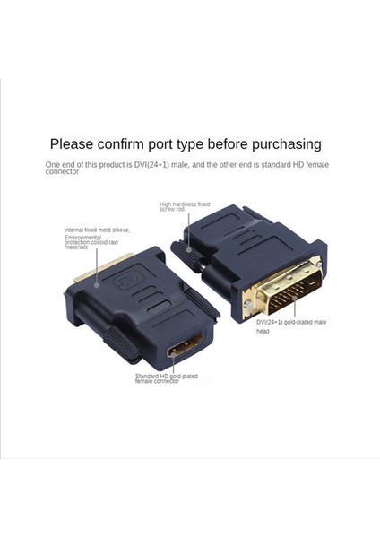 24+1 DVI Erkek - HDMI Uyumlu Dişi Dönüştürücü - DVI Destekli Hd (Yurt Dışından) fiyatları