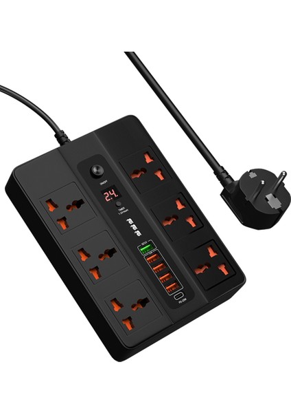 Port 20W Pd Qc3.0 USB Hızlı Şarj Cihazı Hızlı Şarj Istasyonu-Ab Fişi (Yurt Dışından)