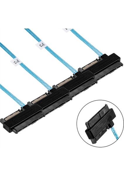 Mini Sas SFF-8087 - 4 SFF-8482 Sunucu Sabit Disk Veri Kablosu 0,5 M (Yurt Dışından) fiyatları