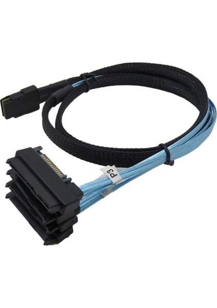 Mini Sas SFF-8087 - 4 SFF-8482 Sunucu Sabit Disk Veri Kablosu 0,5 M (Yurt Dışından) indirimleri