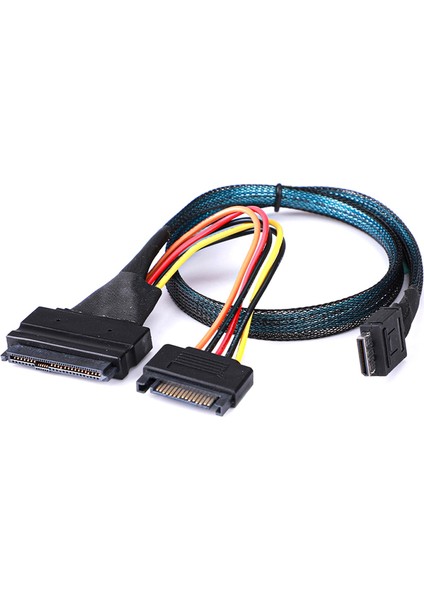 Mini Sas Oculink 4ı Pcıe 4.0 SFF-8611 - 8639 U.2 Sabit Disk (Yurt Dışından)