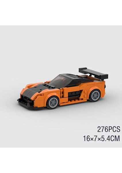 Moc Hız Şampiyonlar Süper Yarış Arabası F1 Büyük Araç Yarış Modeli Yapı Taşları Tuğla Spor Kamyonet Şehir Tekniği Oyuncak (Yurt Dışından)