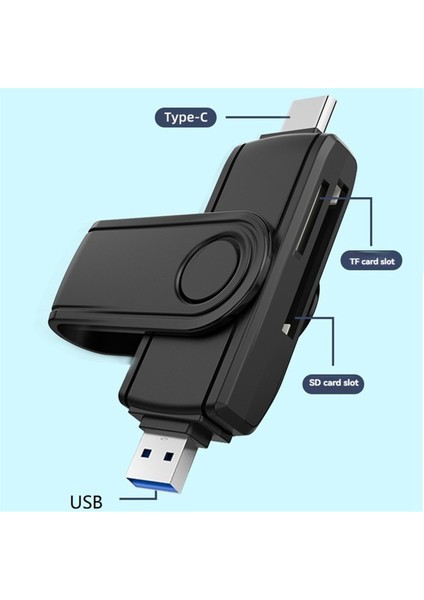 Type C Sd Tf Kart Okuyucu Yüksek Hızlı USB 3.0 Sd Tf Akıllı Hafıza Kartı (Yurt Dışından) indirimleri