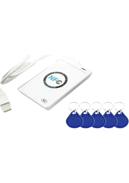 ACR122U ISO14443 Akıllı Çip Kart Okuyucu 13.56MHZ Etiket Klon Fotokopi Makinesi (B) (Yurt Dışından)