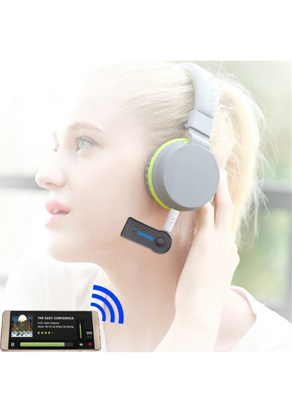 2'si 1 Arada Kablosuz Bluetooth Alıcısı 3,5 mm Aux Ses Müzik Adaptörü (Yurt Dışından)
