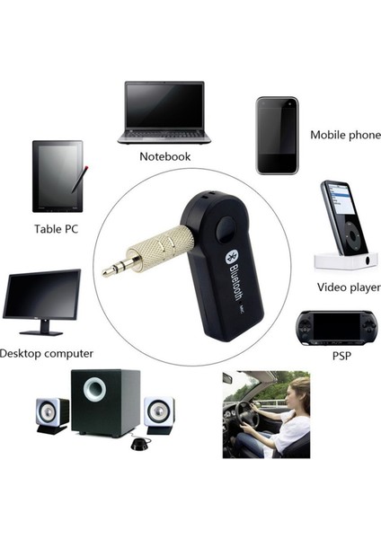 2'si 1 Arada Kablosuz Bluetooth Alıcısı 3,5 mm Aux Ses Müzik Adaptörü (Yurt Dışından) fiyatları