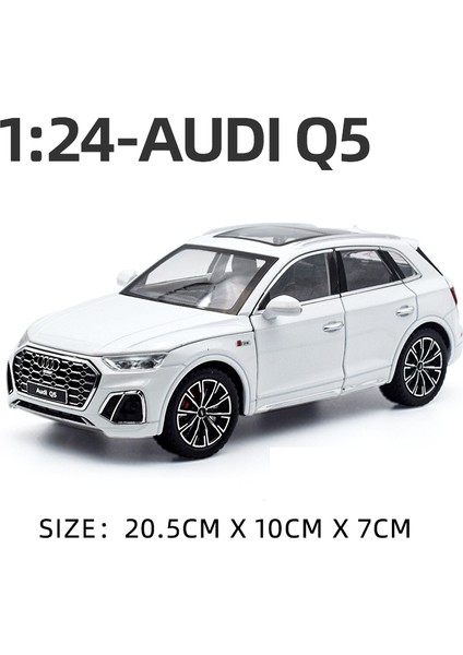 1:24 Audi Q5 Alaşım Model Araba Suv Off-Road Araç Döküm Metal Oyuncak Araba Koleksiyonu Çocuk Oyuncak Araba Simülasyon Geri Çekin Çocuk Için Hediye (Yurt Dışından)