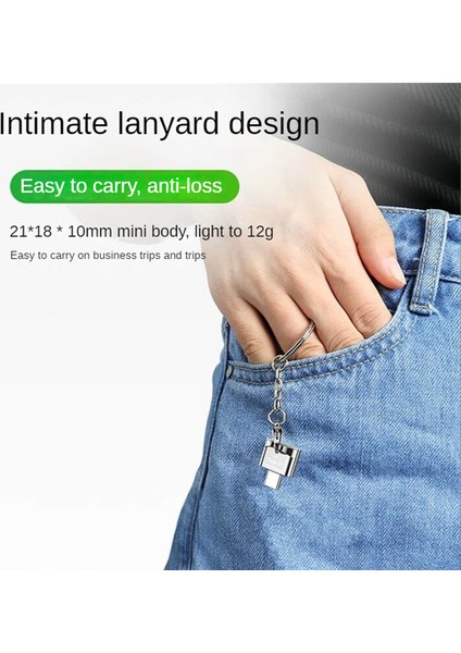 Tf Kart Okuyucu Tf Kart To Type-C Kart Okuyucu Otg Adaptörü B (Yurt Dışından) fiyatları