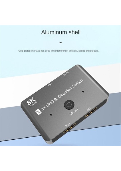 8k UHD HDMI Uyumlu Anahtar 2'si 1 Arada Çıkış/1'i 2 Arada Çıkış Anahtarı (Yurt Dışından) modelleri