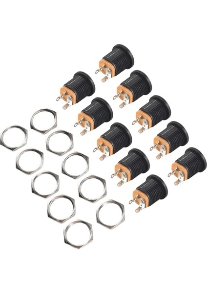10 Adet Panel Montajlı 2.1x5.5mm Güç Jakı Dc Soketi (Yurt Dışından) modelleri