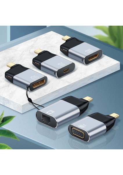 Type-C Erkek - Dişi HDMI Uyumlu Adaptör Type-C Kablosu (Yurt Dışından) fiyatları