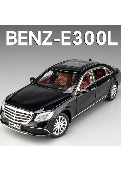 1:24 Mercedes Benz E300L E Sınıfı Alaşım Model Araba Döküm Metal Koleksiyonu Araç Oyuncak Modeli Ses ve Işık Çocuk Oyuncağı Araba Hediyeler (Yurt Dışından) fiyatları