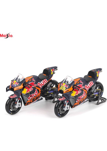 Maisto 1:18 Yeni 2023 Red Bull Ktm Fabrika Yarışı # 43 # 33MOTO Gp Yarışı Döküm Alaşım Motosiklet Modeli Koleksiyonu Hediye Oyuncak (Yurt Dışından) modelleri
