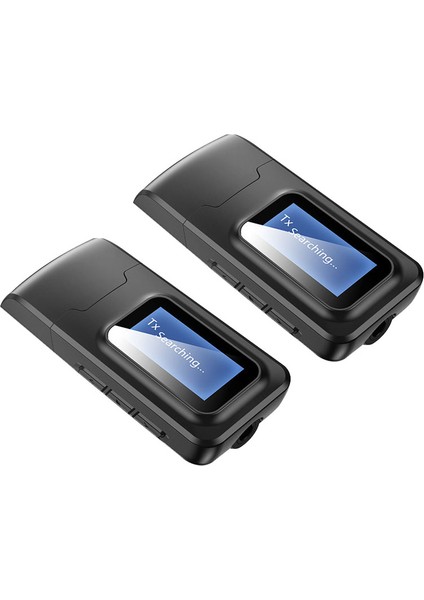 Bluetooth 5.0 Alıcı Verici LCD Ekran Jakı USB Araba Pc Tv Için (Yurt Dışından)