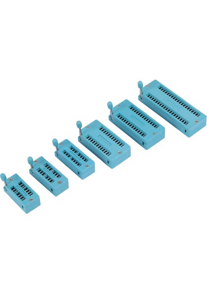 6pc Evrensel 14/16/18/24/28/40 Pin Ic Testi Evrensel Zıf Soketi (Yurt Dışından) modelleri