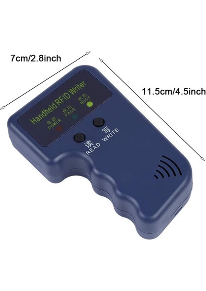 Erişim Kontrolü Için Elde Taşınabilir 125KHZ Rfıd Kimlik Kartı Yazıcı Okuyucu (Yurt Dışından) fiyatları