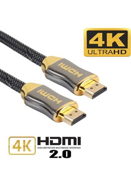 HDMI Uyumlu 4K Tv Kablosu, Bilgisayar, Oyun Makinesi, Tv, Vb. Için - 3 Metre (Yurt Dışından) indirimleri