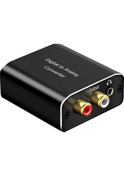 Koaksiyel Optik - 3,5 mm Jack Stereo Dac Ses Adaptörü Hdtv Ev Için (Yurt Dışından)