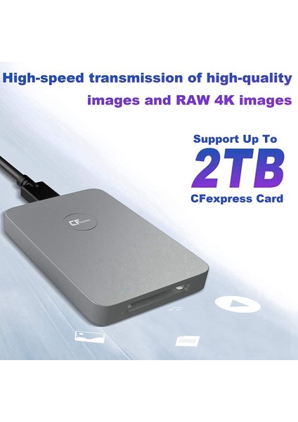 Cfexpress Kart Okuyucu USB 3.1 Gen 2 10GBPS Cfexpress Tip B Okuyucu (Yurt Dışından)