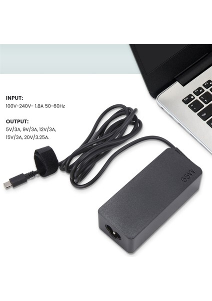 Lenovo Chromebook 100E Için 65W USB Type C Dizüstü Bilgisayar Şarj Cihazı, Abd Fişi (Yurt Dışından) fırsatları