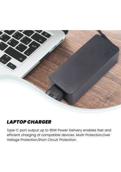 Lenovo Chromebook 100E Için 65W USB Type C Dizüstü Bilgisayar Şarj Cihazı, Abd Fişi (Yurt Dışından) indirimleri