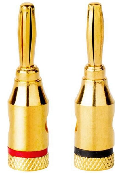 Muz Fişleri Açık Vida 24K Altın Kaplama Fişler Ses Jak Bağlantısı (Yurt Dışından) indirimleri