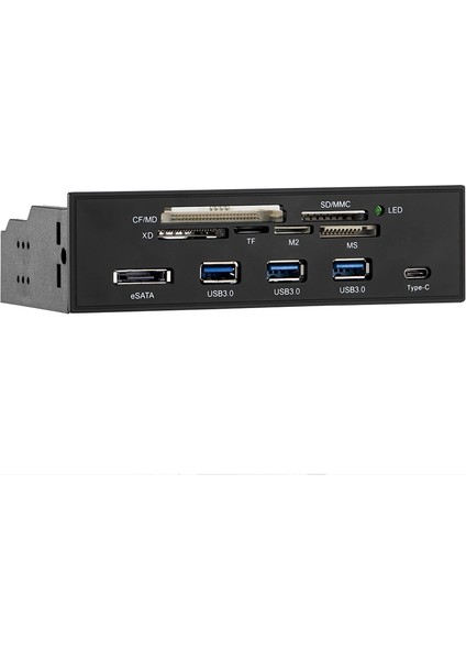5.25 Inç Pc Bilgisayar Ön Panel USB 2.0 Kart Okuyucu, Ms, 64G Cf Okuyucu (Yurt Dışından)