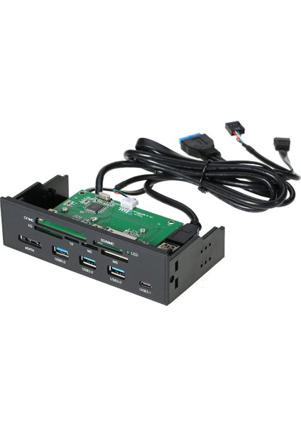 5.25 Inç Pc Bilgisayar Ön Panel USB 2.0 Kart Okuyucu, Ms, 64G Cf Okuyucu (Yurt Dışından)