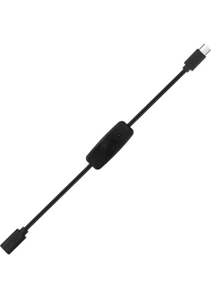 Power Switch USB Type C Uzatma Kablosu Raspberry Pi 4b Için 2 Adet (Yurt Dışından)