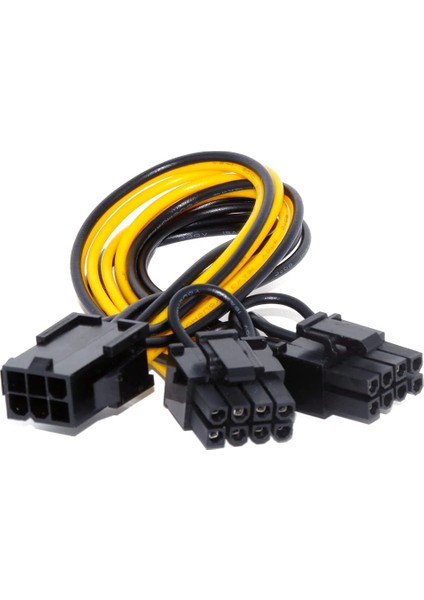 5 Adet Pcı-E 6-Pin'den Çift 6+2-Pin'e (6-Pin/8-Pin) Güç Ayırıcı Kablo (Yurt Dışından)