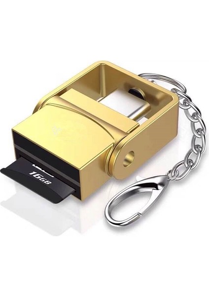 Type-C Otg Adaptör Usb3.1 Type-C Kart Okuyucu Mobil U Disk Dönüştürücü (Yurt Dışından)