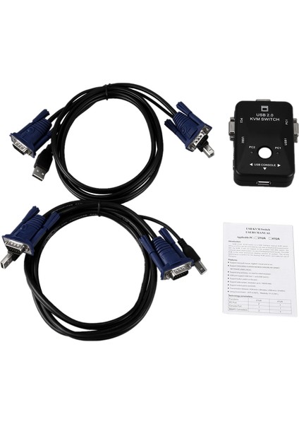 USB 2.0 Kvm Anahtarı 2 Port USB Bilgisayar Paylaşımı Monitör Klavye (Yurt Dışından) fiyatları