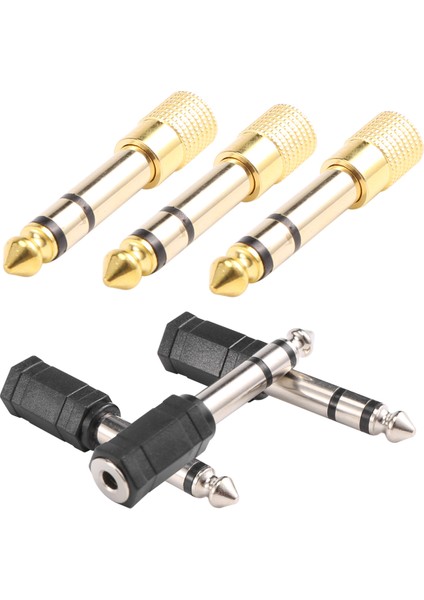 6x Kulaklık Adaptörü Erkekten Dişiye Stereo Kulaklık Jakı Adaptörü (Yurt Dışından) modelleri