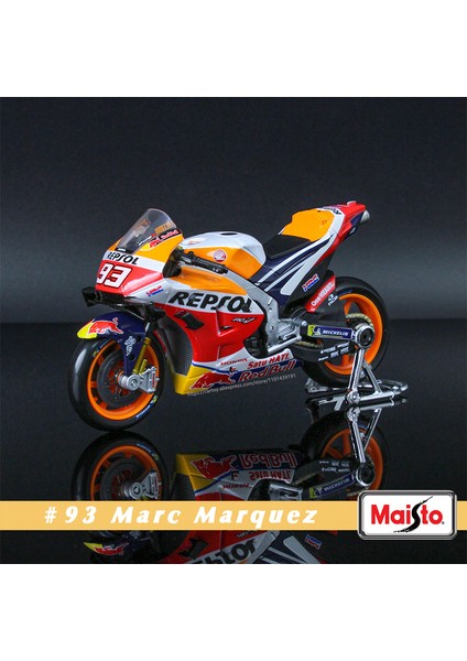 Maisto 1:18 2022 Yamaha Fabrika Yarış Takımı # 21. Morbidelli # 20. Quartararo Lisanslı Simülasyon Alaşımlı Motosiklet Modeli Koleksiyonu (Yurt Dışından)