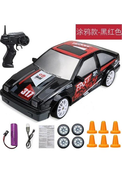 20 Km/h Rc Oyuncak Arabalar 1/24 2.4g Yüksek Hızlı Uzaktan Kumanda Mini Ölçek Model Araç Elektrikli AE86 Drift Araba Yarışı Hediye Çocuklar Için (Yurt Dışından)