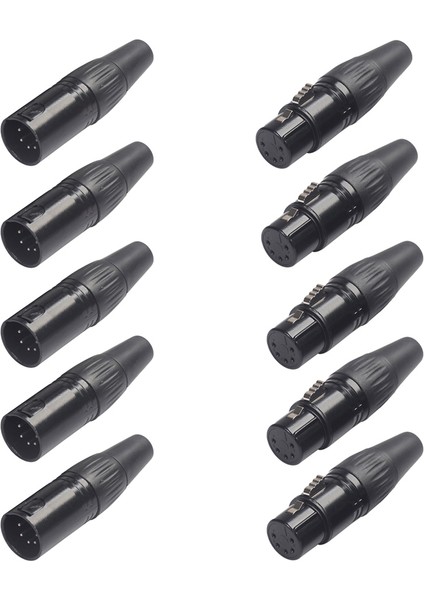 Çeşitli, Mikrofon, Dmx Kablolarının Kaynağı Için 5pin Xlr Kendin Yap Fişi-5pin Erkek (Yurt Dışından) fırsatları