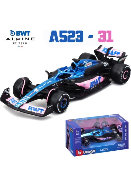 Bburago 1:43 2024 RB20 SF24 W14 W13 SF23 MCL60 RB19 RB18 W12 F1 Yarış Formülü Araba Statik Simülasyon Döküm Alaşım Model Araba (Yurt Dışından)