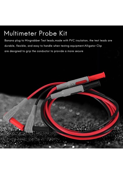 P1308B 18'i 1 Arada Test Ucu Kiti Probu Muz Fişi Test Kancası Kablosuna (Yurt Dışından) fırsatları