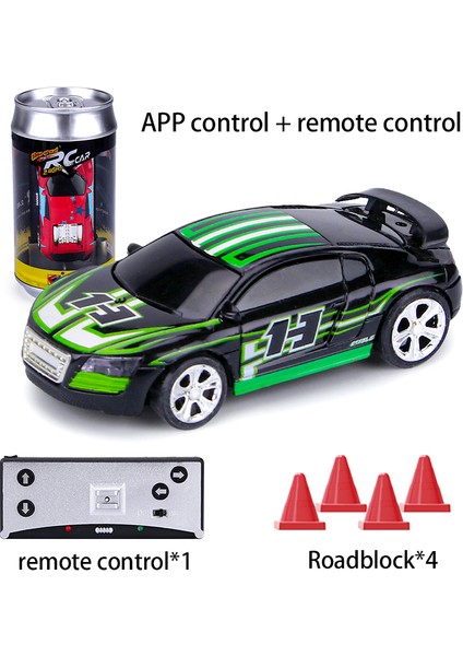1/58 Mini Konserve Rc Araba 2.4g App Uzaktan Kumanda Yüksek Hızlı Araba Yarışı Boys Oyun Oyuncaklar Için Çocuk Hediyeleri (Yurt Dışından)