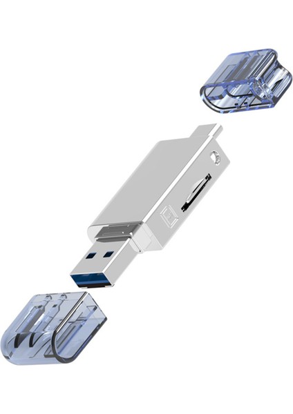 USB 3.0 Kart Okuyucu Nm Kart Okuyucu Tf Hafıza Kartı Okuyucu Type-C (Yurt Dışından)
