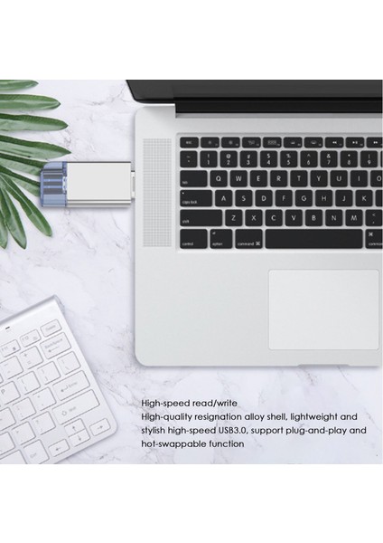 USB 3.0 Kart Okuyucu Nm Kart Okuyucu Tf Hafıza Kartı Okuyucu Type-C (Yurt Dışından)