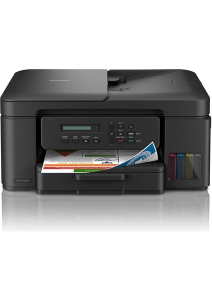 DCP-T730DW Fotokopi, Tarayıcı, Wi-Fi , Mürekkep Tanklı Yazıcı fiyatları